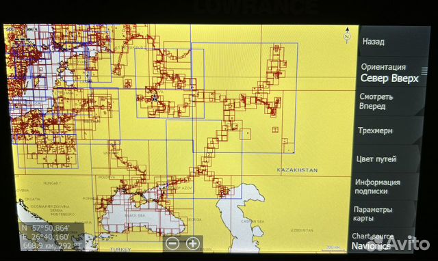 Карты Navionics 52xg (eu652l) + 44xg + Черное море