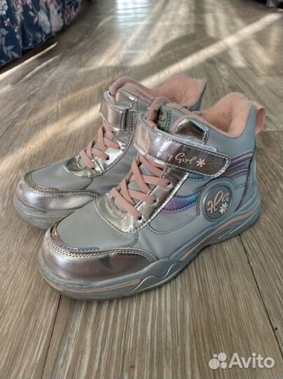 Ботинки демисезонные для девочки 32 размер