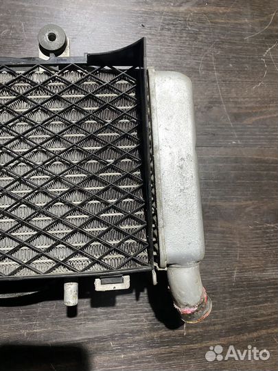 Левый радиатор в сборе для Honda vfr800 98-01