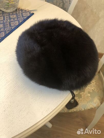 Берет женский норковый