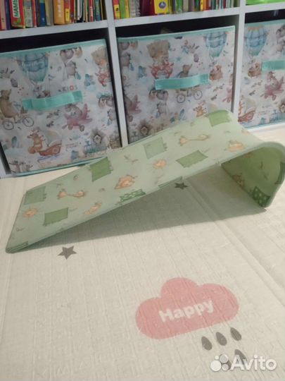 Детская переноска+горка и круг для купания