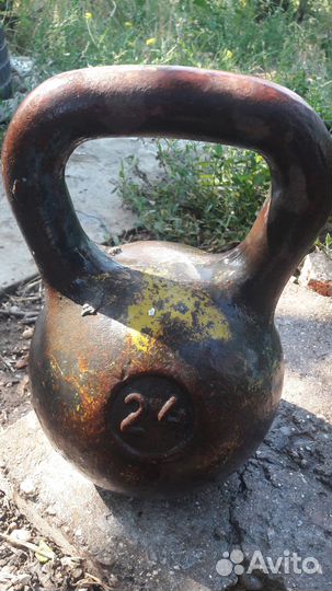 Гиря 24 кг бу