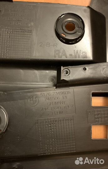 Уплотнитель переднего крыла BMW G30 правый левый