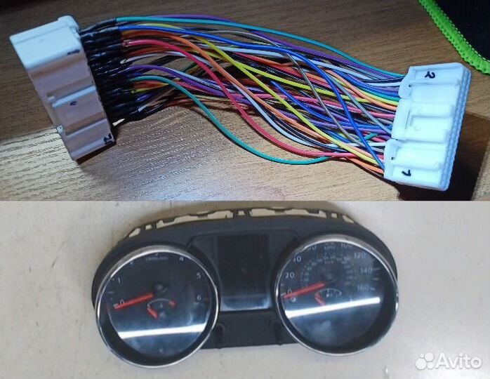 Панель приборов nissan qashqai j10 переходник
