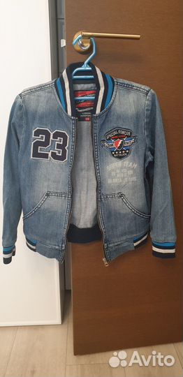 Джинсовая куртка детская