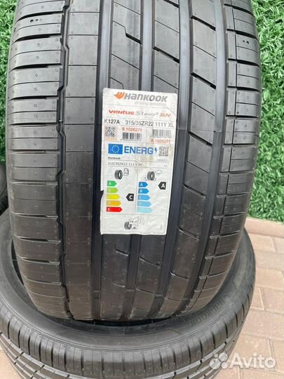 Hankook Ventus S1 Evo3 SUV K127A 275/40 R22 и 315/35 R22 111V