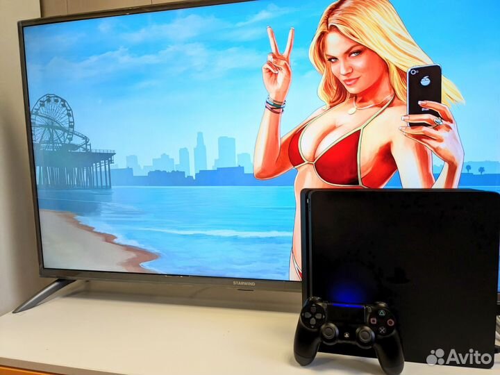 Sony PlayStation 4 slim + игры. Идеал