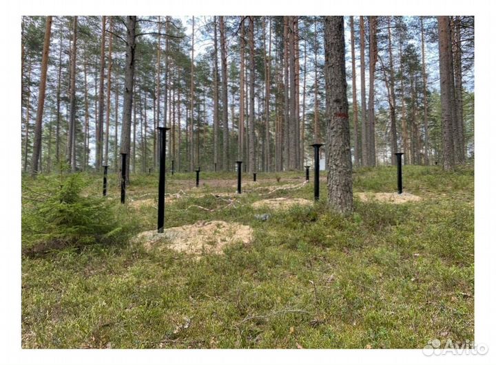 Винтовые сваи / монтаж