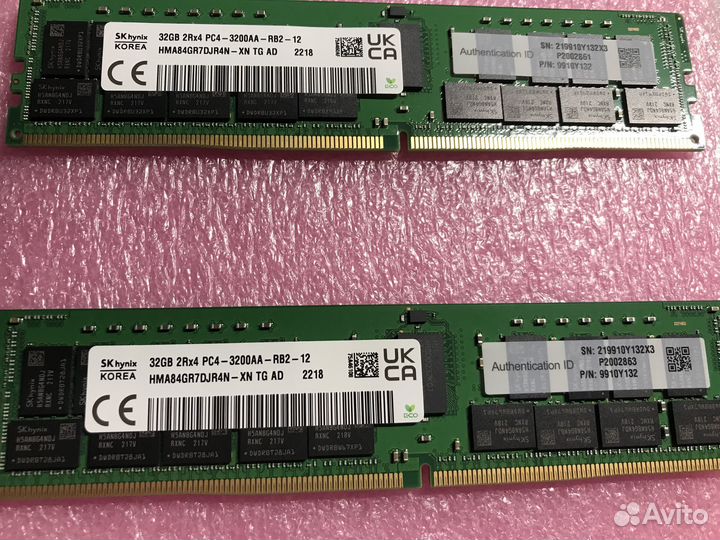 Серверная память Hynix 32GB DDR4-3200 2Rx4 ECC rdi