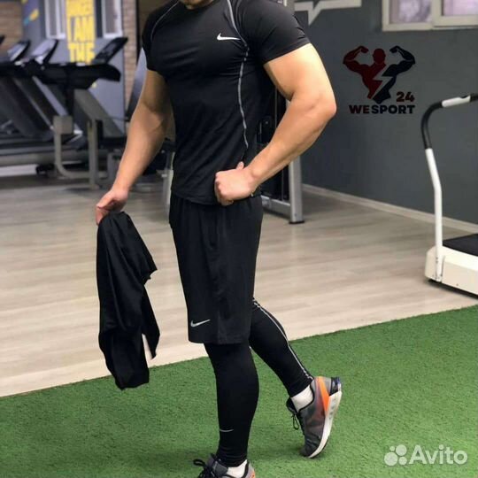 Рашгард мужской комплект 5 в 1 Nike