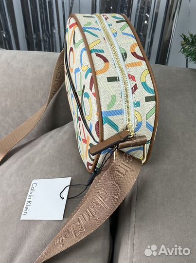 Сумка женская Calvin Klein Logo Crossbody White ор