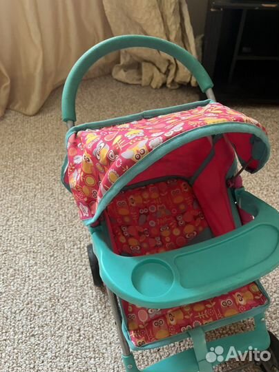 Каляска и стульчик для кукол