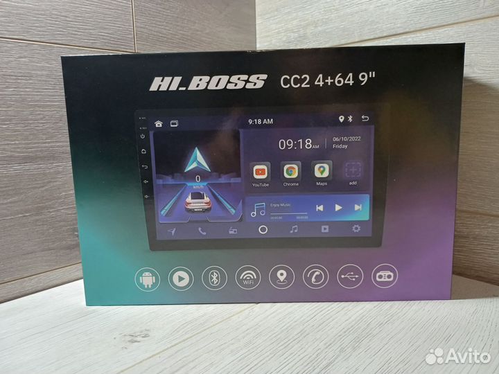 Универсальная Android магнитола 2din 4/64 Новая