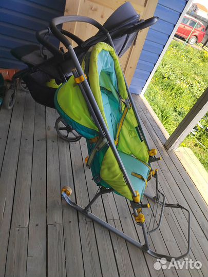 Детские санки коляска