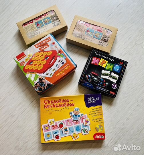 Настольные игры для детей 3-5 лет