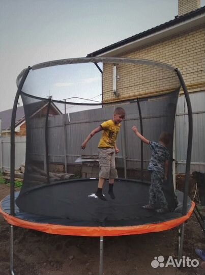Батут С сеткой