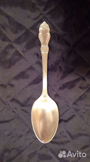 Ложка чайная Серебряная Роза. ссср. Мельхиор