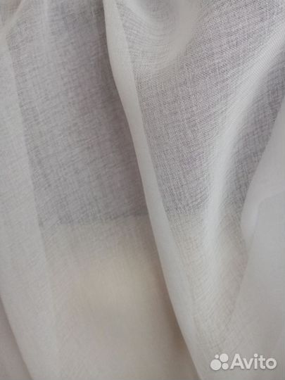 Тюль под Лён готовые шторы 5м