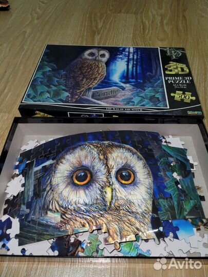 Пазл 3д сова 500 деталей