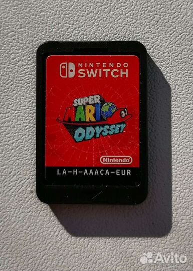 Super mario odyssey nintendo switch картридж