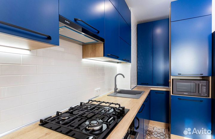 Угловая кухня с мдф фасадами