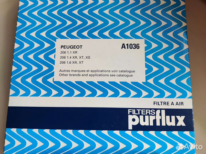Воздушный фильтр Peugeot 206