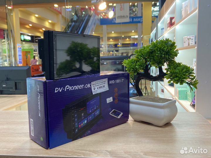 Магнитола Pioneer.OK AHD-1801 (новая, гарантия)