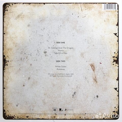 Toto / Live In Tokyo 1980 (Coloured Vinyl)(LP)