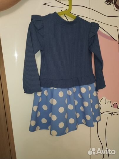 Платье на девочку 104-110