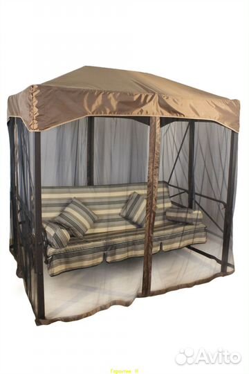 Садовые Качели 4-х местные Шатер Монреаль