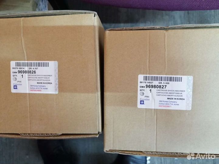 Амортизатор передний GM левый правый Равон R3 Т250