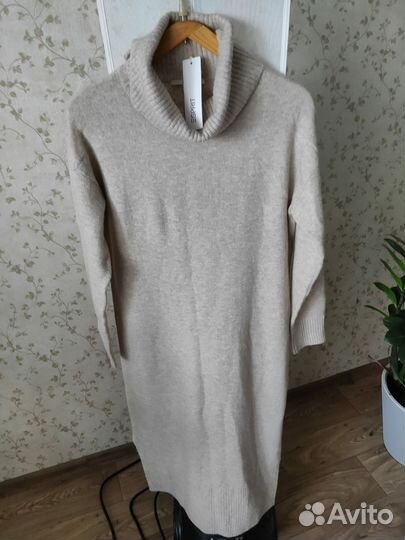 Платье женское трикотажное теплое