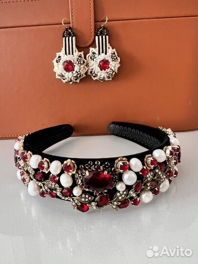 Ободок Тиара - Византия в стиле dolce & gabbana