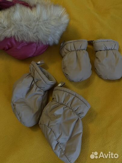 Зимний комбинезон для девочки 74
