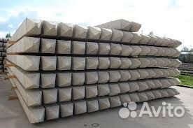 Забивка жб свай под баню из пенобетона