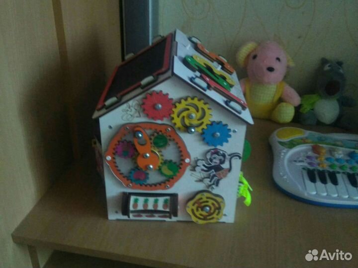 Бизиборд+рюкзак-собака и куча игрушек