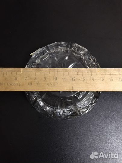 Пепельница хрустальная 2 шт