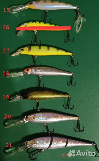 Воблеры б/у и новые