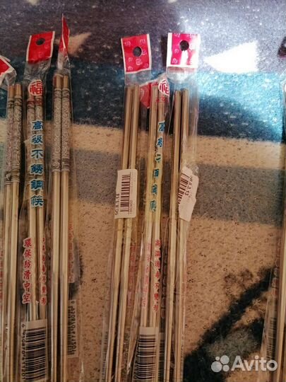 Многоразовые палочки для еды, метал