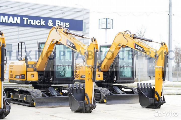 Мини-экскаватор Sany SY75C, 2023