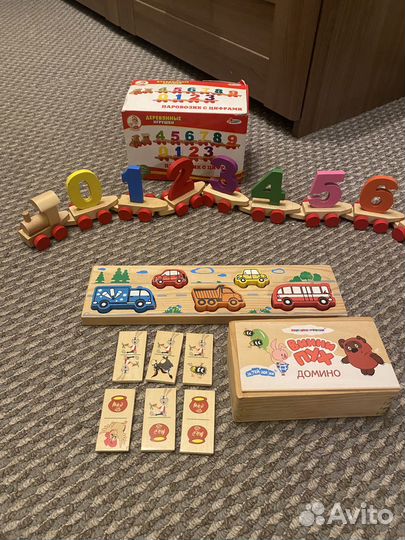 Деревянные игрушки пакетом IKEA