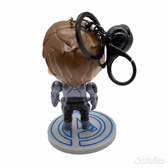 Фигурка-брелок с колокольчиком Капитан Америка 9см