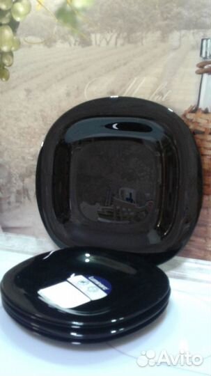 Набор тарелок Luminarc + блюдо (новые)