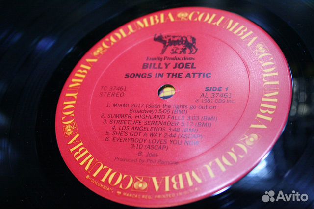 Billy joel на виниле Пресс japan,USA объявление продам