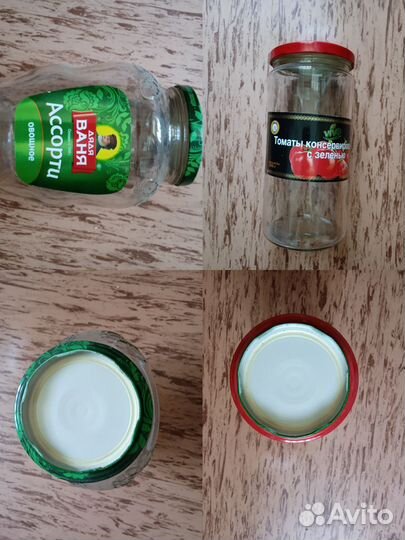 Банки (много) разных объёмов+бутыли стеклянные