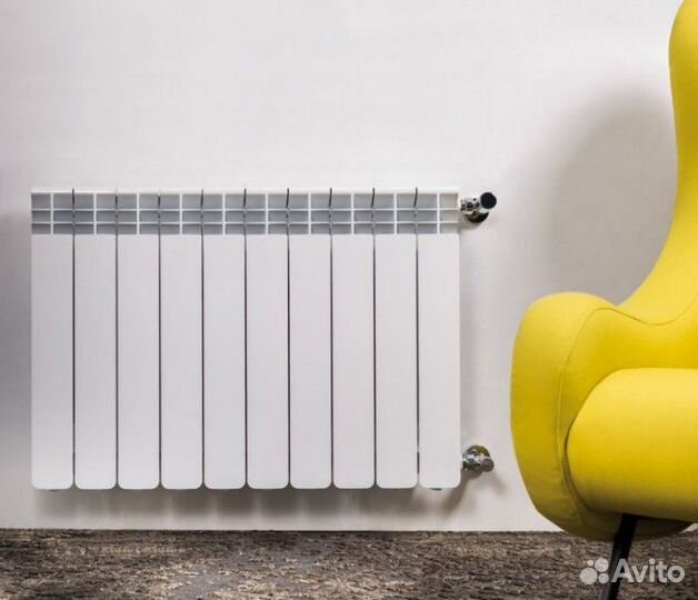 Радиатор алюминиевый rommer Profi 350/10 секций