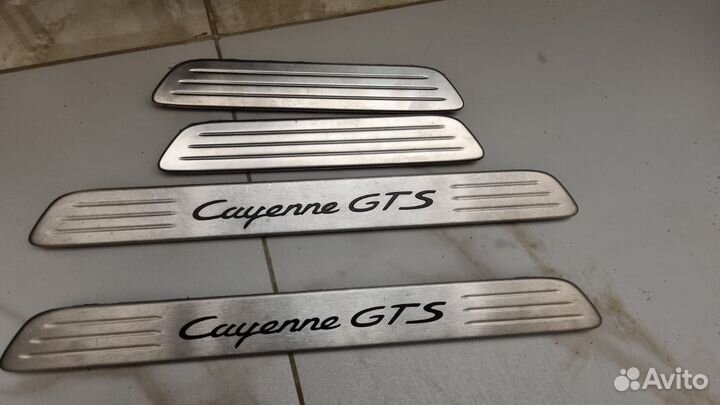 Накладки на пороги Porsche Cayenne