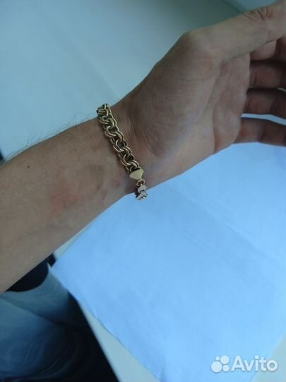 Золотой браслет бисмарк