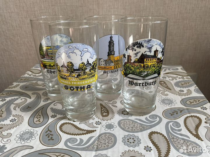 Бокалы, стаканы, рюмки СССР