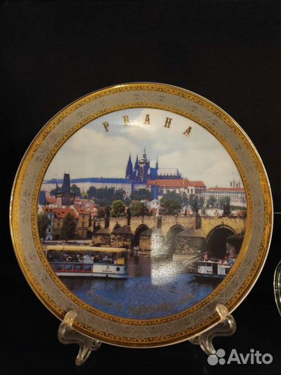 Бутыль декоративная, ваза Богемия, бокал